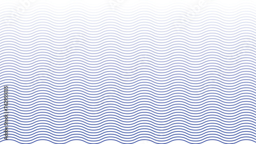 Blue wave line abstract background vector image