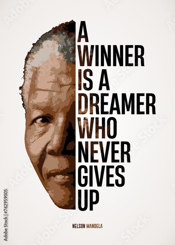 a winner is a dreamer who never gives up photo