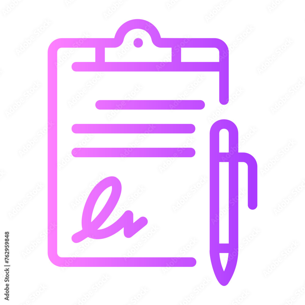 contract gradient icon