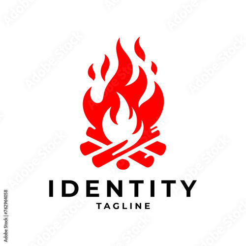 Campfire logo: Represents warmth, community, and adventure, symbolizing shared experiences and outdoor spirit.