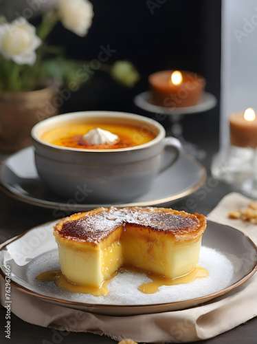 The Beautiful Charm of Crème Brûlée. Generative AI