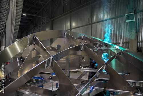 Large Aluminum Boat Fabrication Shop
