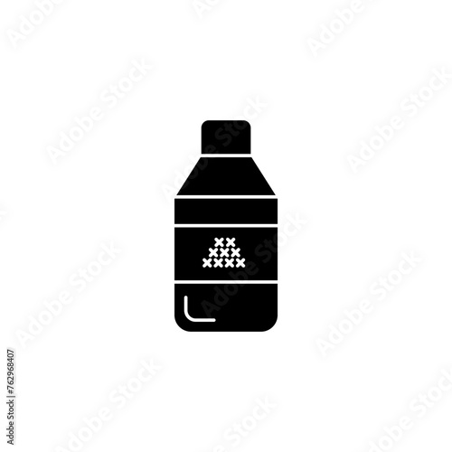 powdered plastic concept line icon. Simple element illustration. powdered plastic concept outline symbol design.