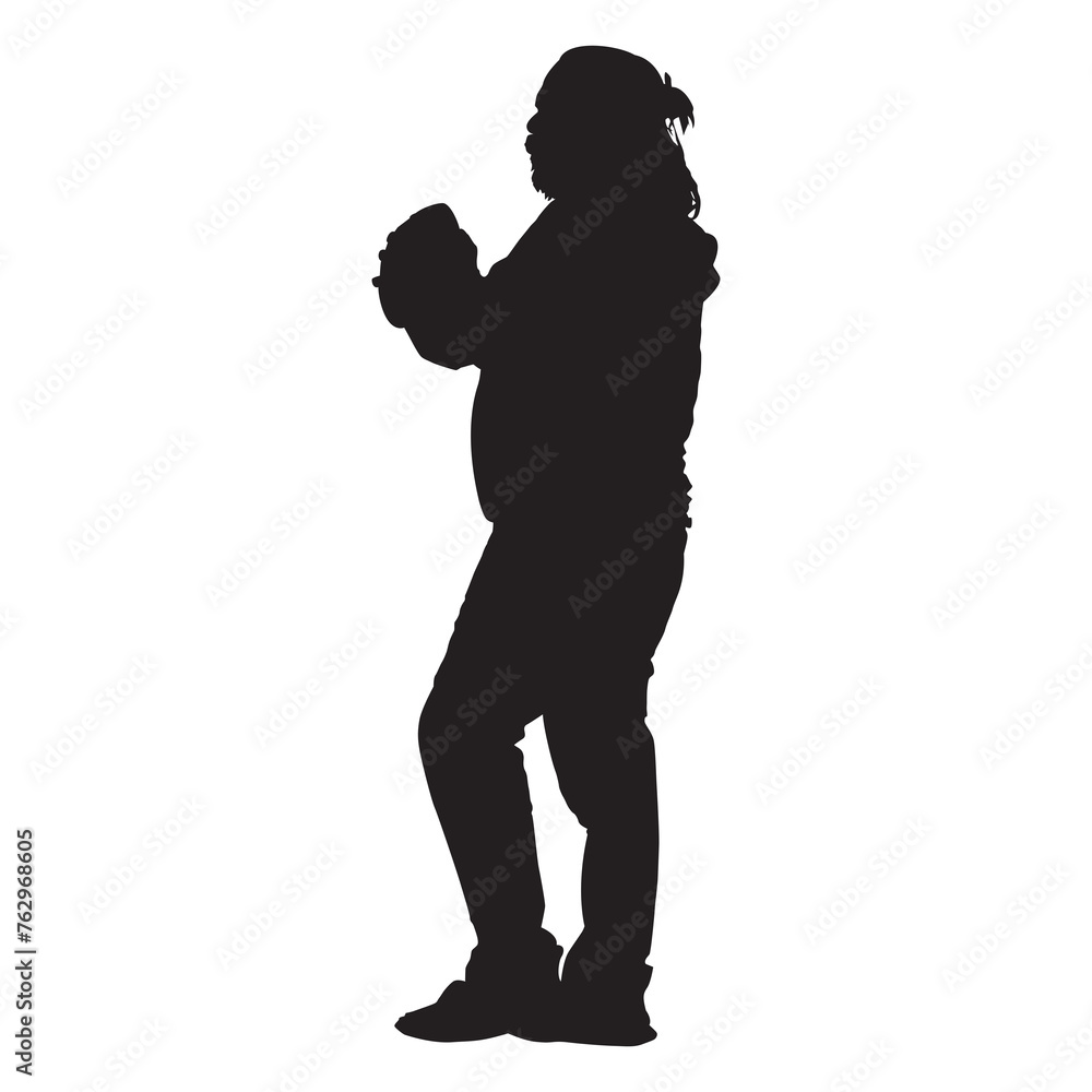 man with football man with football