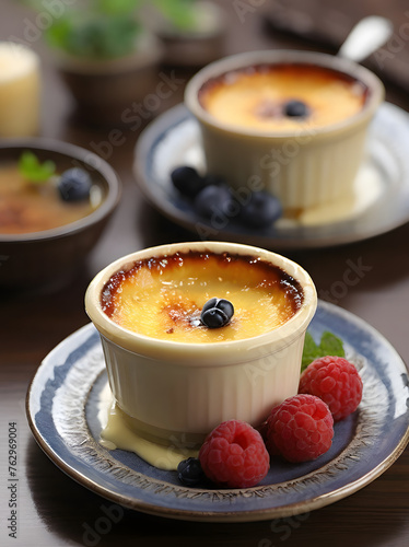 The Beautiful Charm of Crème Brûlée. Generative AI