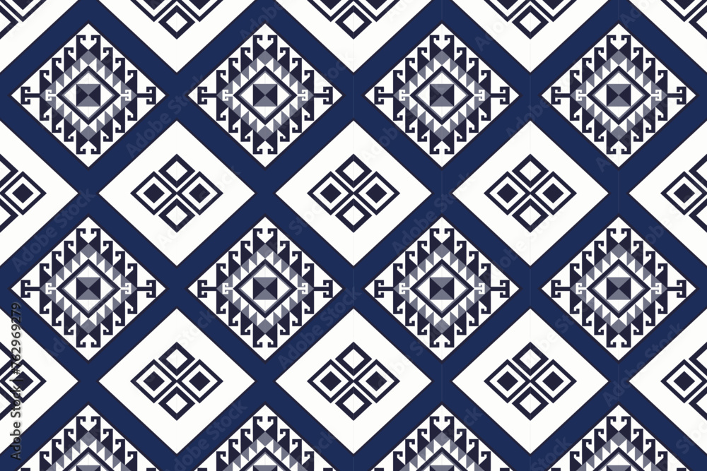 Geometric ethnic pattern seamless design for background or wallpaper. Geometric ethnic pattern seamless design for background or wallpaper.