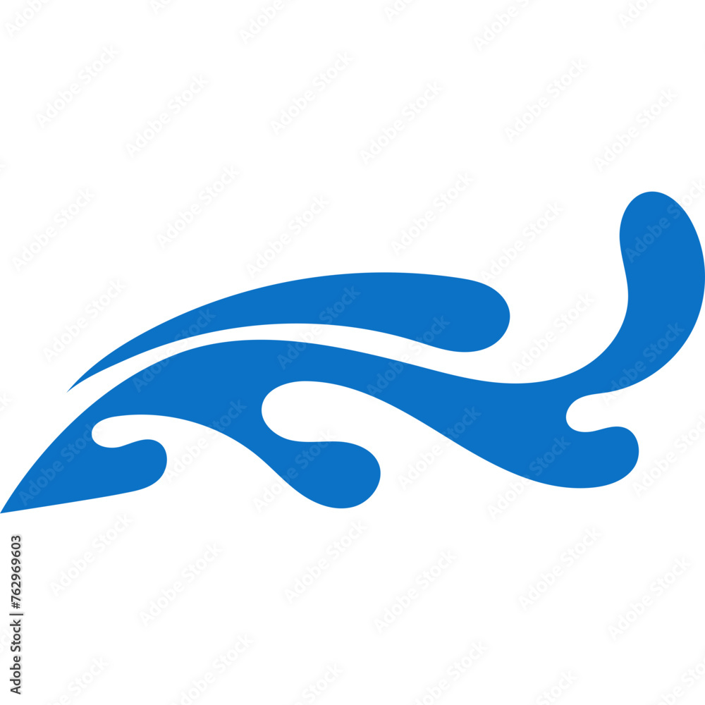 Obraz premium Flat Water Splash 