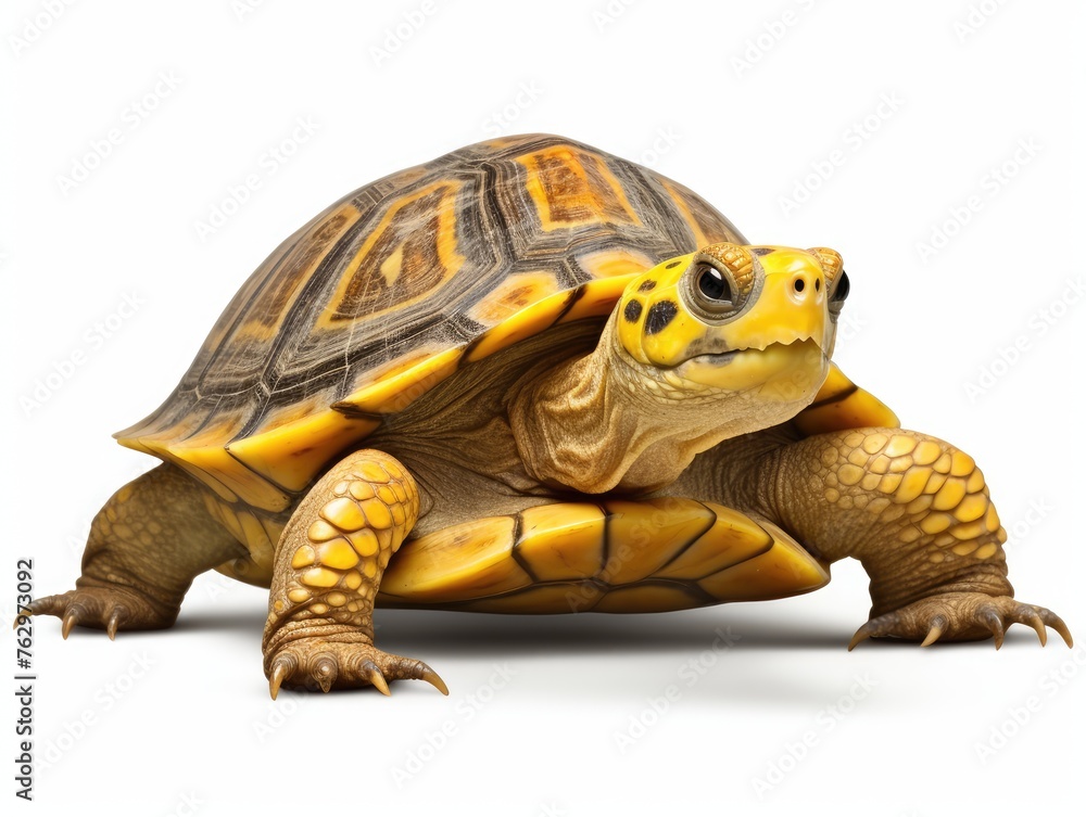 Obraz premium turtle on white background