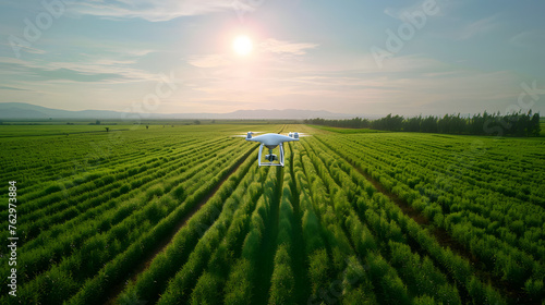 Use drone photography to capture expansive views of farms  showcasing the scale and layout