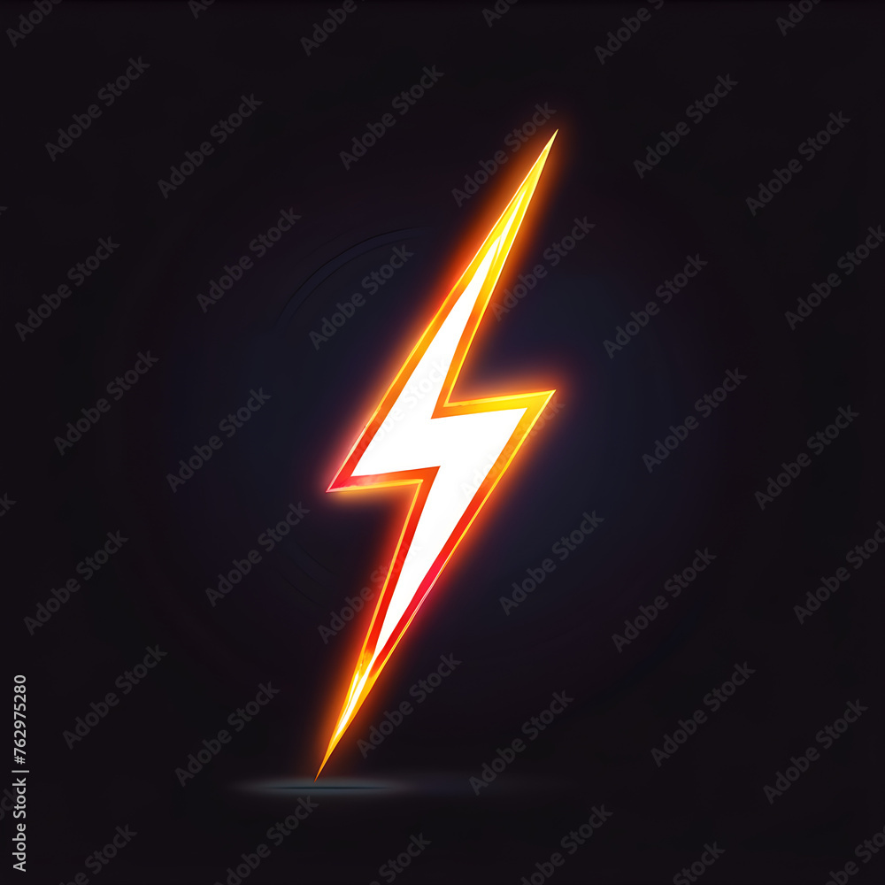 Neon Lightning Icons: Bright and Bold Electricity Symbols(Generative AI) Neon Lightning Icons: Bright and Bold Electricity Symbols(Generative AI)