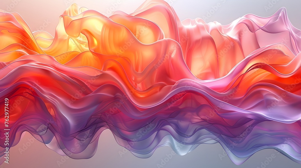 Swirling colors interact in a fluid dance, showcasing vibrant hues and dynamic patterns that capture the chaos and beauty of abstract art, illustration from Generative AI - obrazy, fototapety, plakaty 