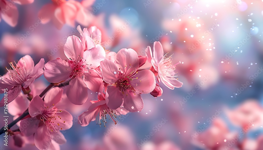pink cherry blossom in spring pink cherry blossom in spring