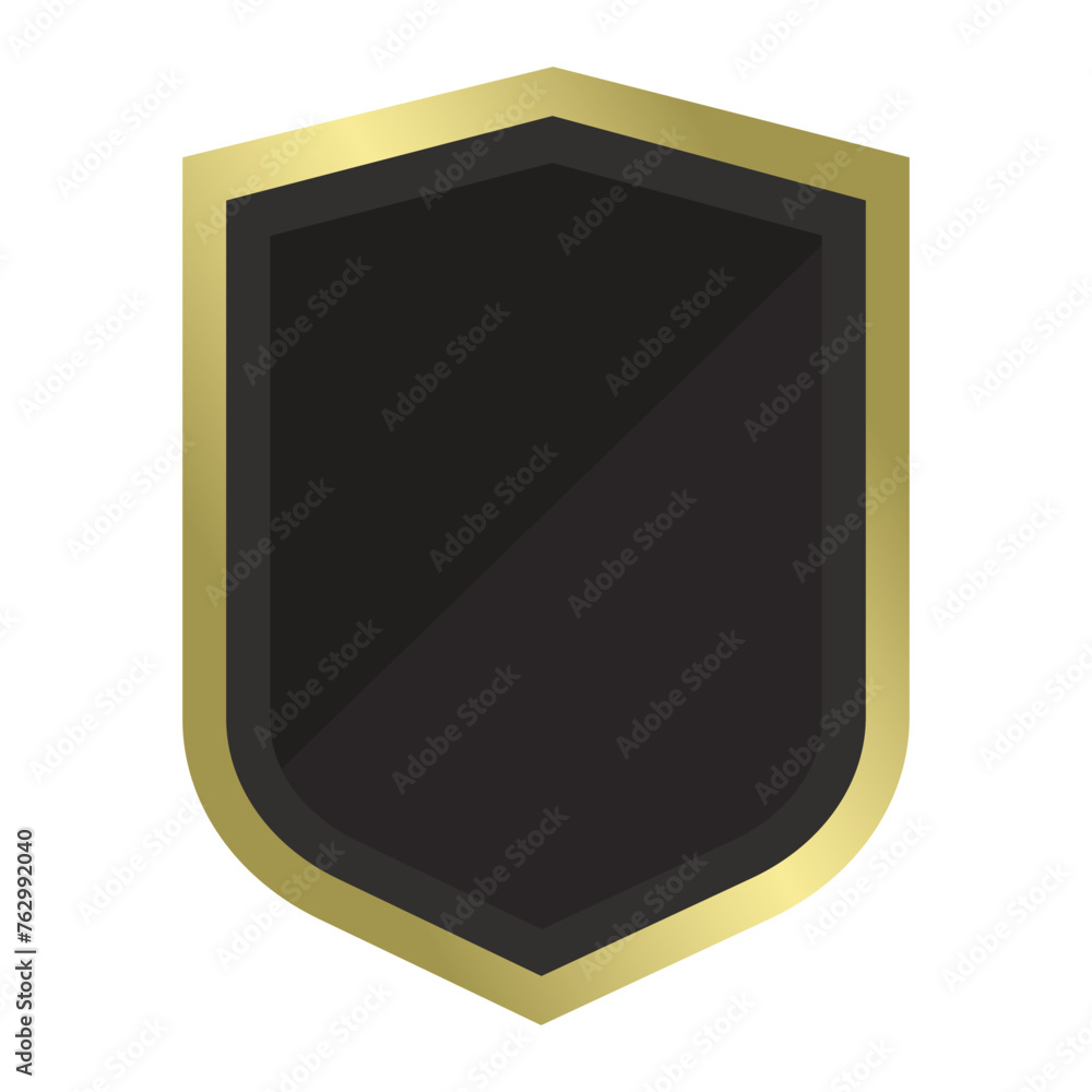 Gold Shield Emblem