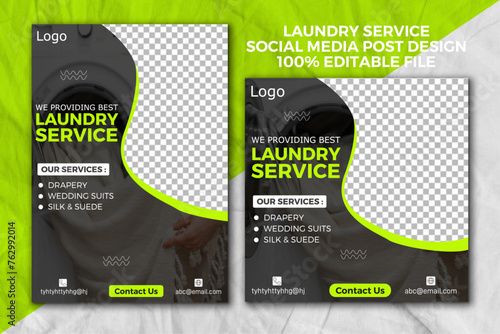 Laundry Service Flyer Template, Laundry business marketing poster,Dry cleaner Flyer, Poster brochure design, Vector Editable and Print ready, Laundry cleaning company promotion, 