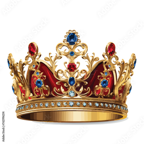 Crown Clipart isolated on white background 