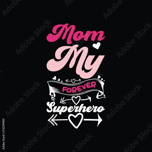 mother's day typography t shirt design