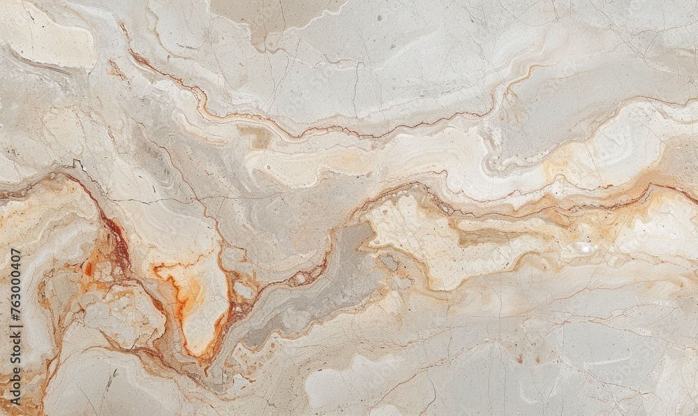 The texture of beige milky stone natural marble. Drawing for granite ceramic slabs for the interiors of houses and apartments. - obrazy, fototapety, plakaty 