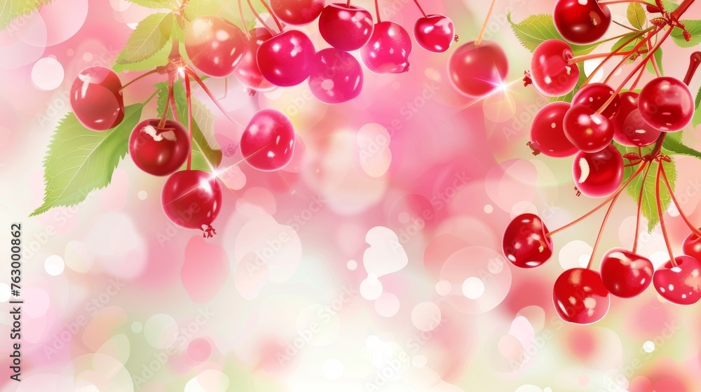 Card background with cherry blossoms Card background with cherry blossoms