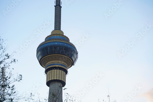 The central television tower. Antenna for radio and TV signal.