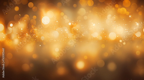 Abstract bokeh lights with soft light and Yellow light