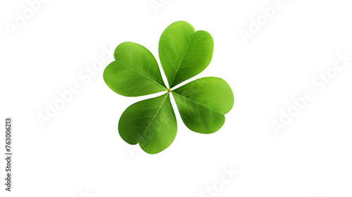 four leaf clover isolated on transparent background