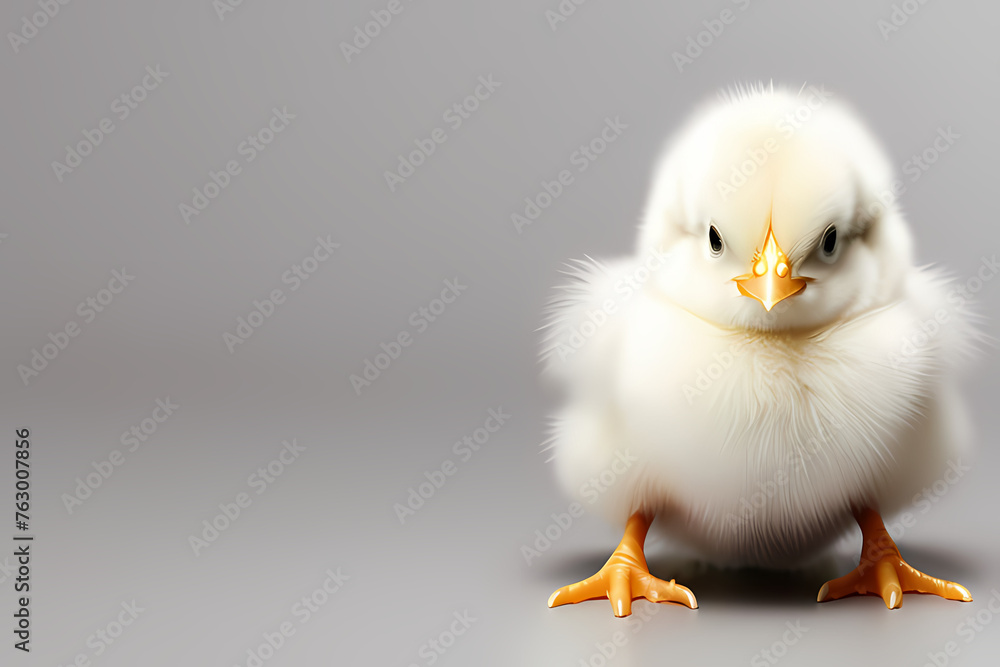baby chicken on white background, generative ai
baby chicken on white background, generative ai