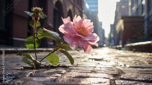 pink magnolia flower © faiz