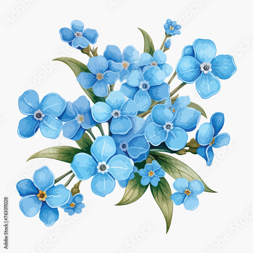 Forget me nots Clipart