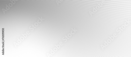 Light grey lines in 3D perspective vector abstract background, dynamic linear minimal design, wave lied pattern in dimensional and movement.