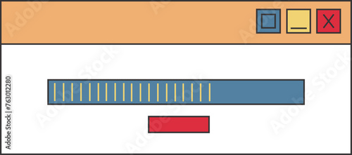Retro Windows Computer Frame