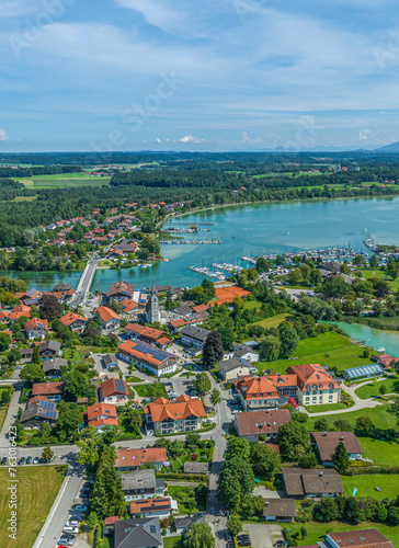 Seebruck im Chiemgau im Luftbild