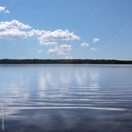 Scenic view of Lake Conroe in Texas