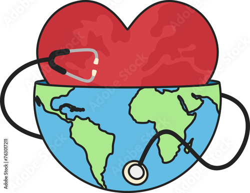 World Healty Illustration