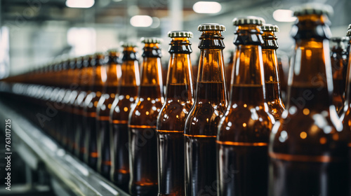 Beer manufacturing with precision in glass bottle pack