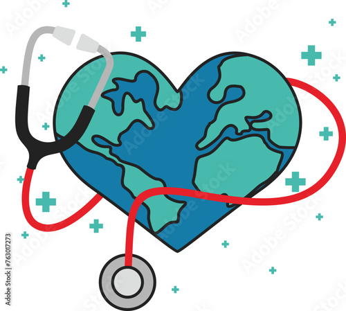 World Healty Illustration