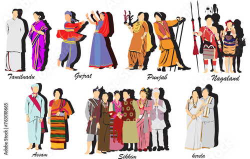 Indian traditional dress