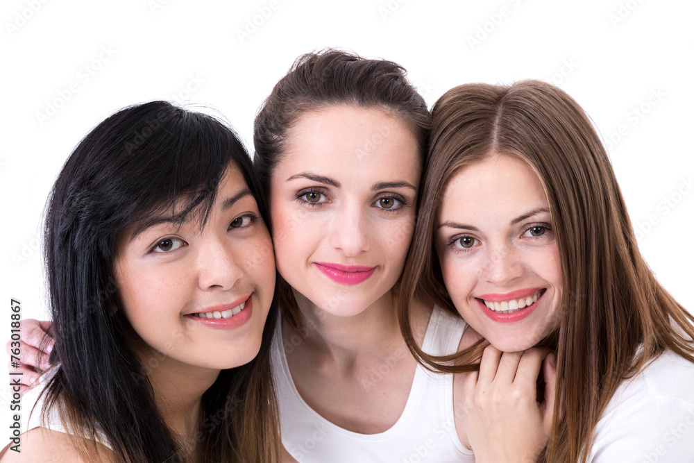 Beatuty Image. Multiethnic group of beautiful women. Beatuty Image. Multiethnic group of beautiful women.