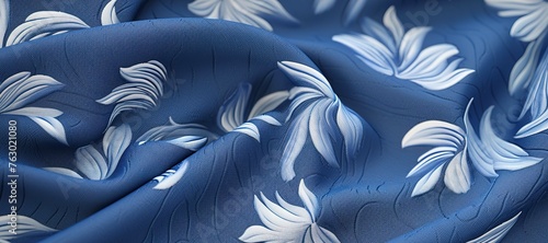 wave floral pattern cloth, flower, motif 15