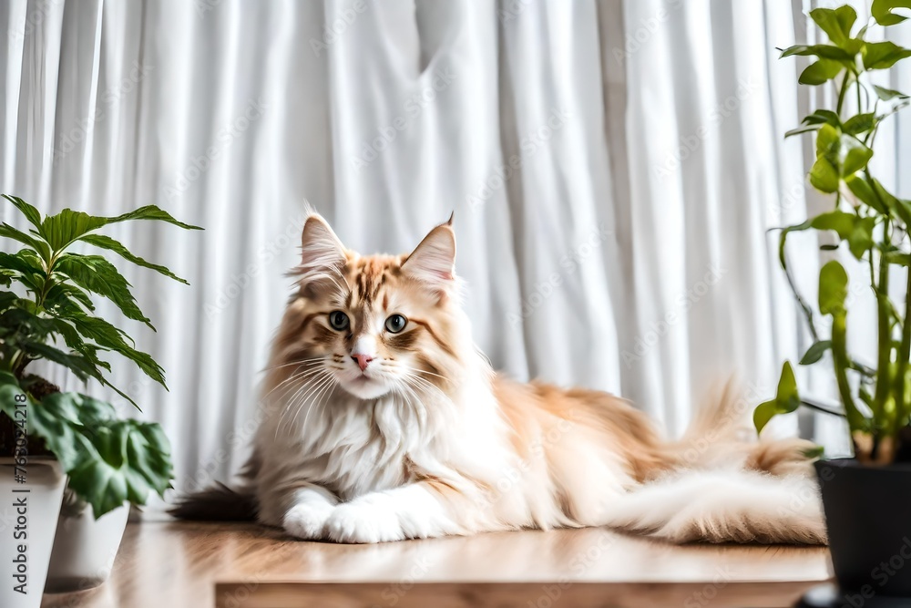 cat on the window