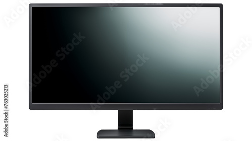 lcd tv monitor isolated on transparent background
