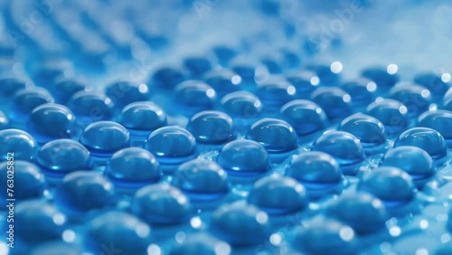 A spilled liquid on a hydrophobic surface forms into beads that can be easily wiped away leaving behind a clean and dry surface. photo