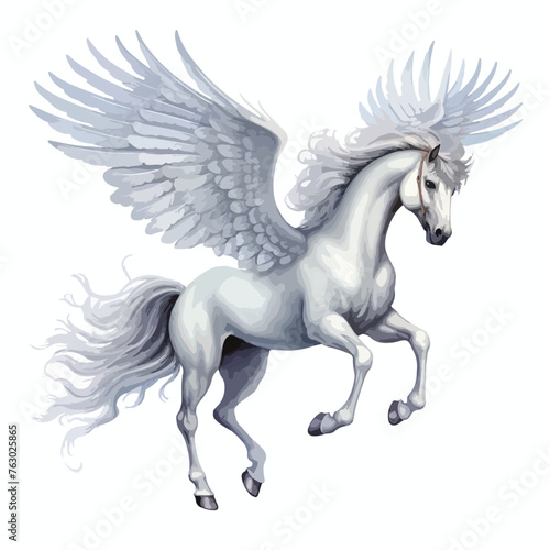 Pegasus Clipart clipart isolated on white background