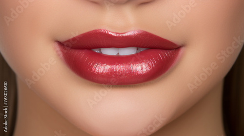 Cosmetic tattooing for lip enhancement resulting
