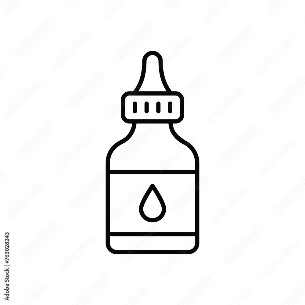 thin line Essential Oil vector icon thin line Essential Oil vector icon
