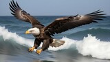 An Eagle With Its Wings Held Stiffly Soaring Grac Upscaled 4 1