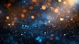 Trendy decoration bokeh glitters background, abstract shiny backdrop with circles