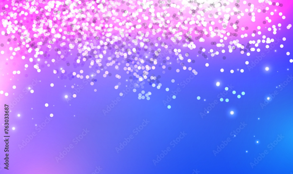 Fototapeta premium Falling glitter confetti background. Luxury vector background with shiny glitters sparkle. Brilliant glitter pattern, glossy lights print. Great for invitations, party, Christmas and birthday. Vector.