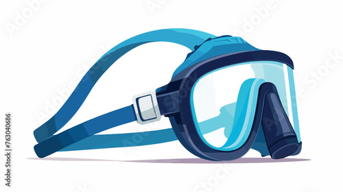 Modern snorkel icon flat vector isolated on white background