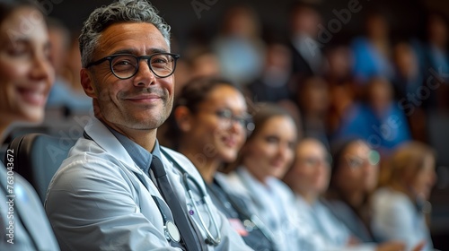 Smiling Doctors at Seminar