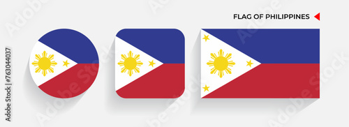 Philippines Flags arranged in round, square and rectangular shapes Free Download Philippines Flags arranged in round, square and rectangular shapes - GFXLoad